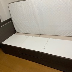 ニトリ シングルベッド（マットレス付き）の画像
