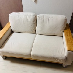 【ほぼ新品】2人掛けソファーの画像