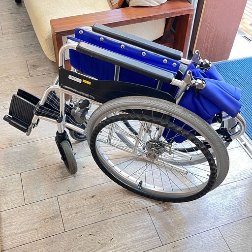 車椅子 介助/自走 両用 駐車ロック付き 折りたたみ☆買取帝国 志木店