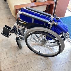 車椅子 介助/自走 両用 駐車ロック付き 折りたたみ式 日本シューター ★買取帝国 志木店の画像