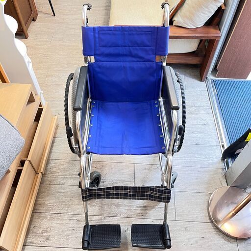 車椅子 介助用 折りたたみ式 ブレーキ/駐車ロック付き NICE WAY☆買取