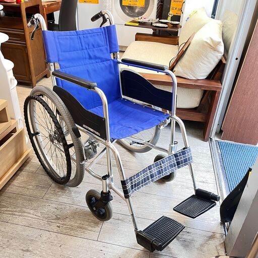 【商談中】　車椅子 介助/自走 両用 駐車ロック付き 折りたたみ式 日本シューター ★買取帝国 志木店