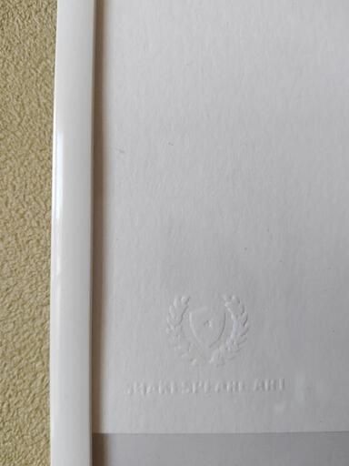 ウ*ン様 村上隆 　コラボ　サイン　版画 　真正証明付　メバエスマイル　額装　リ 村上隆 コラボサイン版画 真正証明付メバエスマイル額装