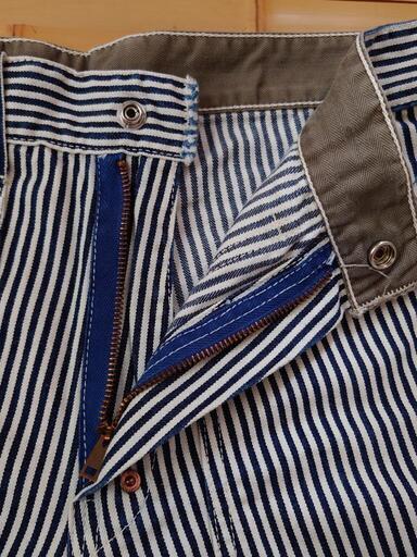 The REAL McCOY'S ヒッコリー デニムワークパンツ W30