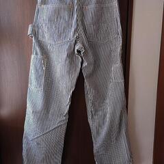 The REAL McCOY’S ヒッコリー　デニムワークパンツ W30の画像