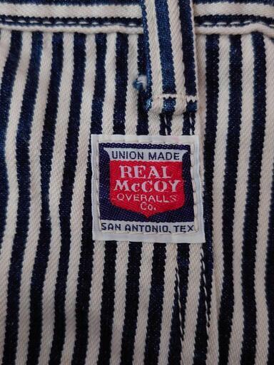 The REAL McCOY'S ヒッコリー デニムワークパンツ W30