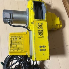 トーヨーコーケン　ベビーホイスト　ウィンチ　BH-N420 100v 動作品の画像
