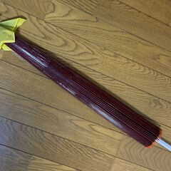 【中古/長期保管品/引取り限定】■和傘■Φ106mm（Φ55mm：折り畳み時）×725mm■屋外使用無し■　の画像