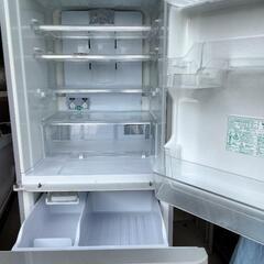 シャープ 冷蔵庫 美品（350L・どっちもドア） 3ドア  SJ-W351E-Sの画像