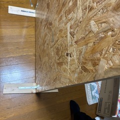 手作り　パーテーション　OSBボード
の画像
