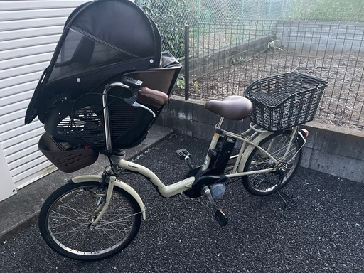 【厚木市引き取り　本日限定値段
】パナソニック　電動アシスト自転車　子供乗せ
