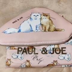 PAUL ＆ JOE [ポール ＆ ジョー ボーテ] キャット ジプシー＆ヌネット 総柄トートバッグ＆ ポーチチャームセットの画像