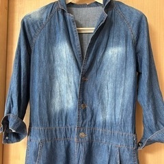 デニム風ワンピース♦️ウォッシュ加工の画像