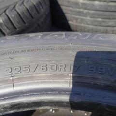 夏タイヤ 4本 225/60R17  GRANDTREK PT3  ダンロップ グラントレック ノーマルタイヤ の画像