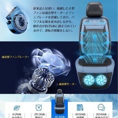 Gorbobo クールシート 車【2025強化版DC12V/24V 対応無段階風 の画像