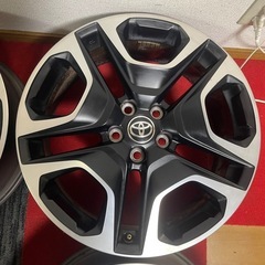 トヨタ RAV4 アドベンチャー 19インチ 純正ホイール 4本セット 中古品．の画像