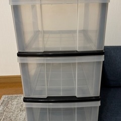 3段衣装ケース63x33x41　　　の画像