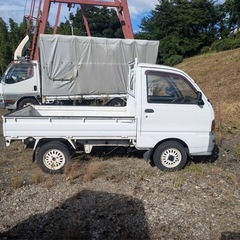 三菱　ミニキャブ　軽トラック　4WD AT現状の画像