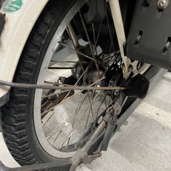 bikke ビッケ 後子乗せ自転車 白の画像