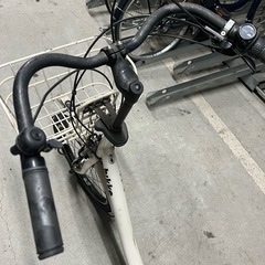 bikke ビッケ 後子乗せ自転車 白の画像