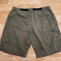 KAVU 短パン　ショートパンツ　カーキ　古着　Mの画像