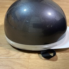 バイク用ヘルメット　半キャップ　カラー ガンメタ　中古　美品　お引き取り可能な方の画像