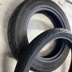 ハーレー　純正タイヤ　ビンテージ　ショベルヘッドの画像