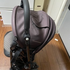 combi ベビーカー、レインカバー付き！の画像