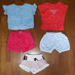 写真4枚 100cm 9着 女の子向けの画像