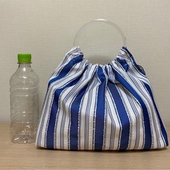ハンドメイド 持ち手リングバッグ、トートバッグの画像