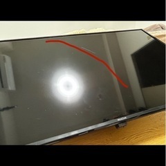 55インチテレビ（傷あり）の画像