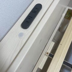 引き渡し確定)　期間限定近郊配送します！マットレスとフレームセット　シングルサイズ　美品の画像