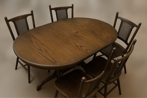 Shin Lee/シンリー伸縮式ダイニングテーブル ラウンドテーブル 丸型