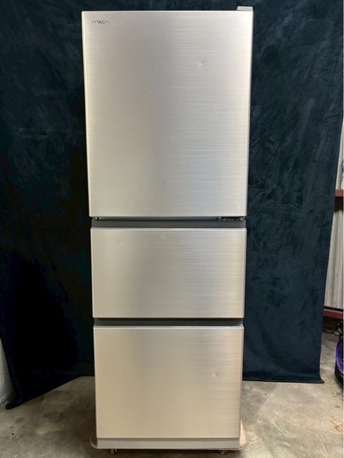 【成約済み】HITACHI 3ドア冷蔵庫 265L 2021年製 R-27NV（N） 右開き