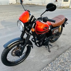 北海道　カワサキ　W175 外装美品！走行少ない！タイヤ前後山あり！ の画像