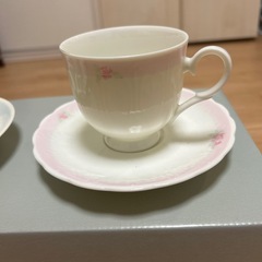 happines　ティーカップ2個セットの画像