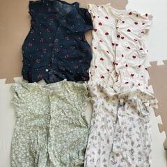 夏用ロンパースの画像