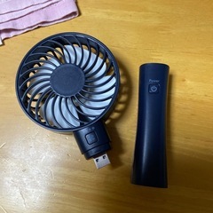 ハンディーファン&モバイルバッテリーの画像