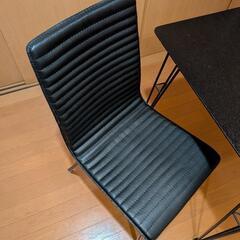 【8月限定】ニトリ　ダイニングテーブルセット（ブラック）の画像