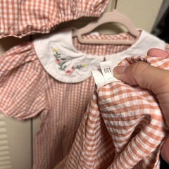 姉妹お揃い(チェック)の画像