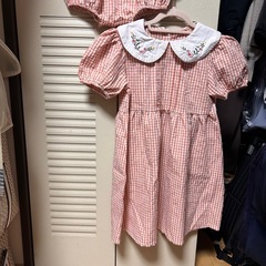 姉妹お揃い(チェック)の画像