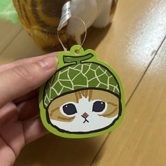【ぬいぐるみ】mofusandフルーツにゃんぬいぐるみ　メロンの画像
