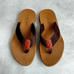 木目　ビーチサンダル　27cm メンズの画像
