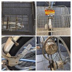 G044 普通自転車★20インチ★荷台カゴ付きの画像