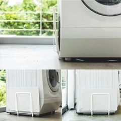 【美品】マグネット珪藻土バスマットスタンド プレート 山崎実業 の画像