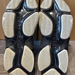 BALENCIAGA adidas トリプルs 40 ブラック・ホワイトの画像