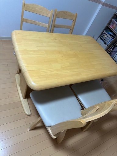 〔値下げ〕ニトリ　ダイニングテーブル5点セット