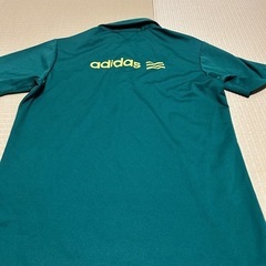 adidas メンズ ゴルフ ポロシャツ グリーンの画像