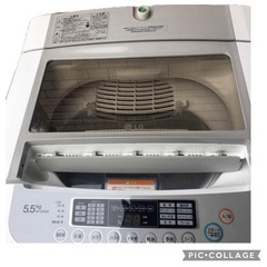 LG洗濯機中古美品WF-C55SW 2011年製5.5キロの画像