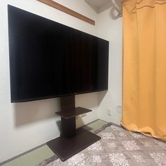 SHARP65インチ液晶テレビ4T-C65DN1 テレビスタンド付きジャンク品 の画像